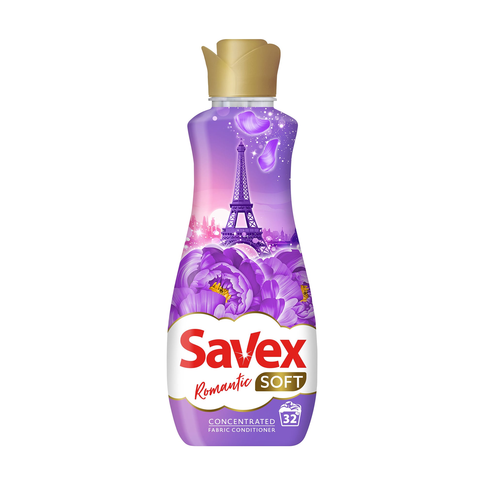 Кондиціонер для тканин Savex Soft Romantic, 32 цикли прання, 800 мл